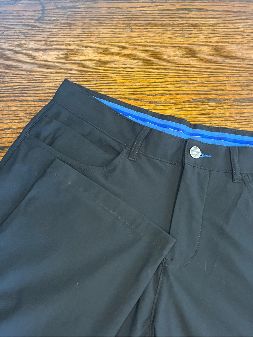 Twillory Performance Pants Mens 36x32 Tailored Fit Black Trousers Technical